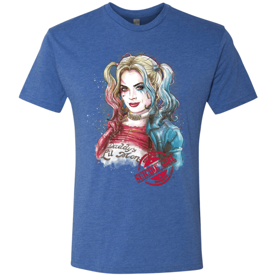 T-Shirts Vintage Royal / S Suicide Girl Men's Triblend T-Shirt
