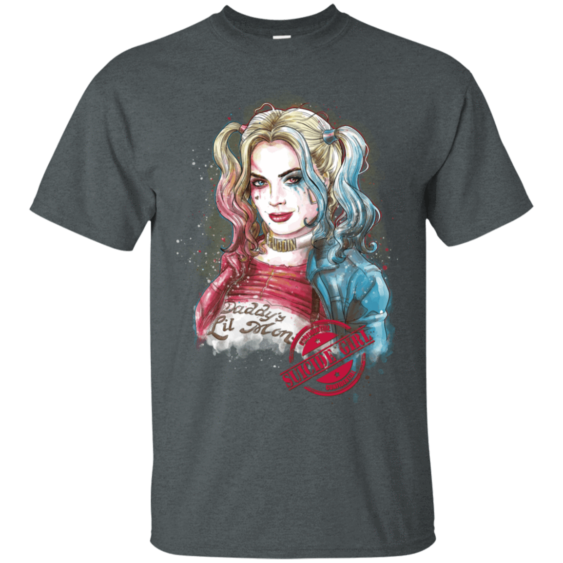 T-Shirts Dark Heather / S Suicide Girl T-Shirt