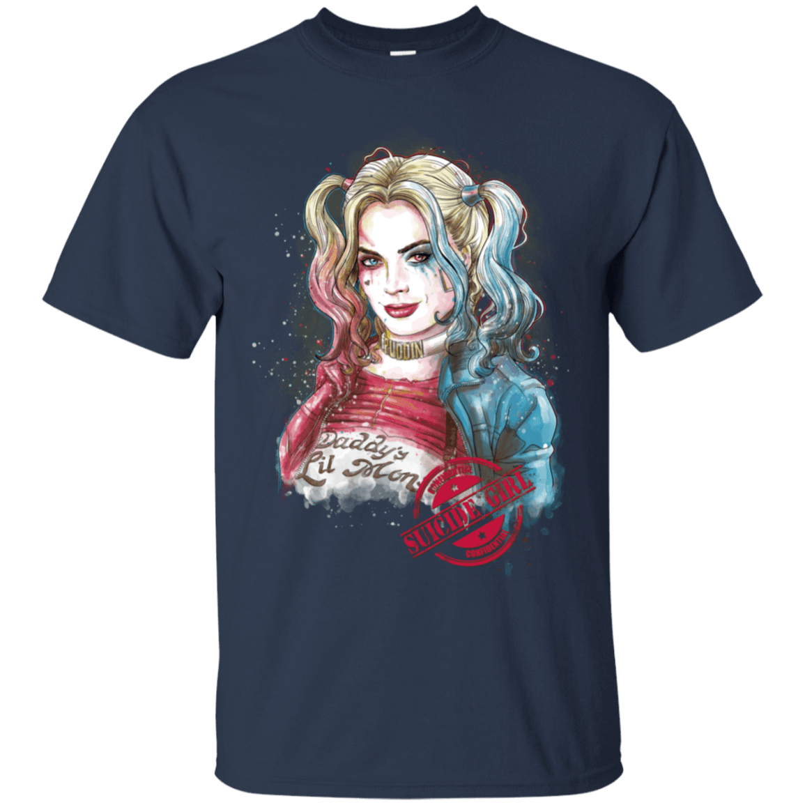 T-Shirts Navy / S Suicide Girl T-Shirt