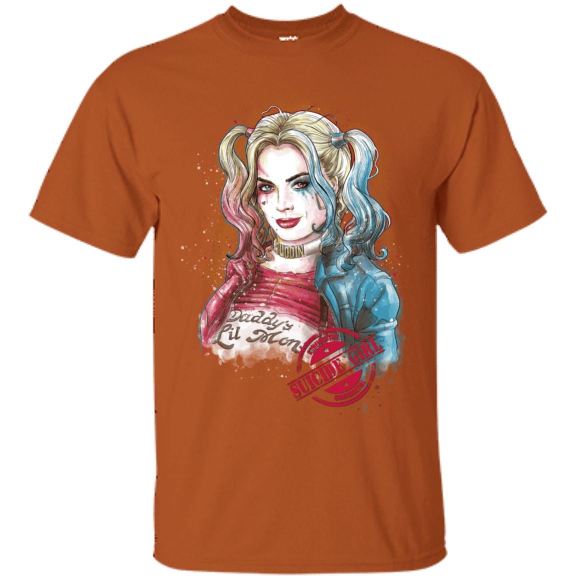 T-Shirts Texas Orange / S Suicide Girl T-Shirt