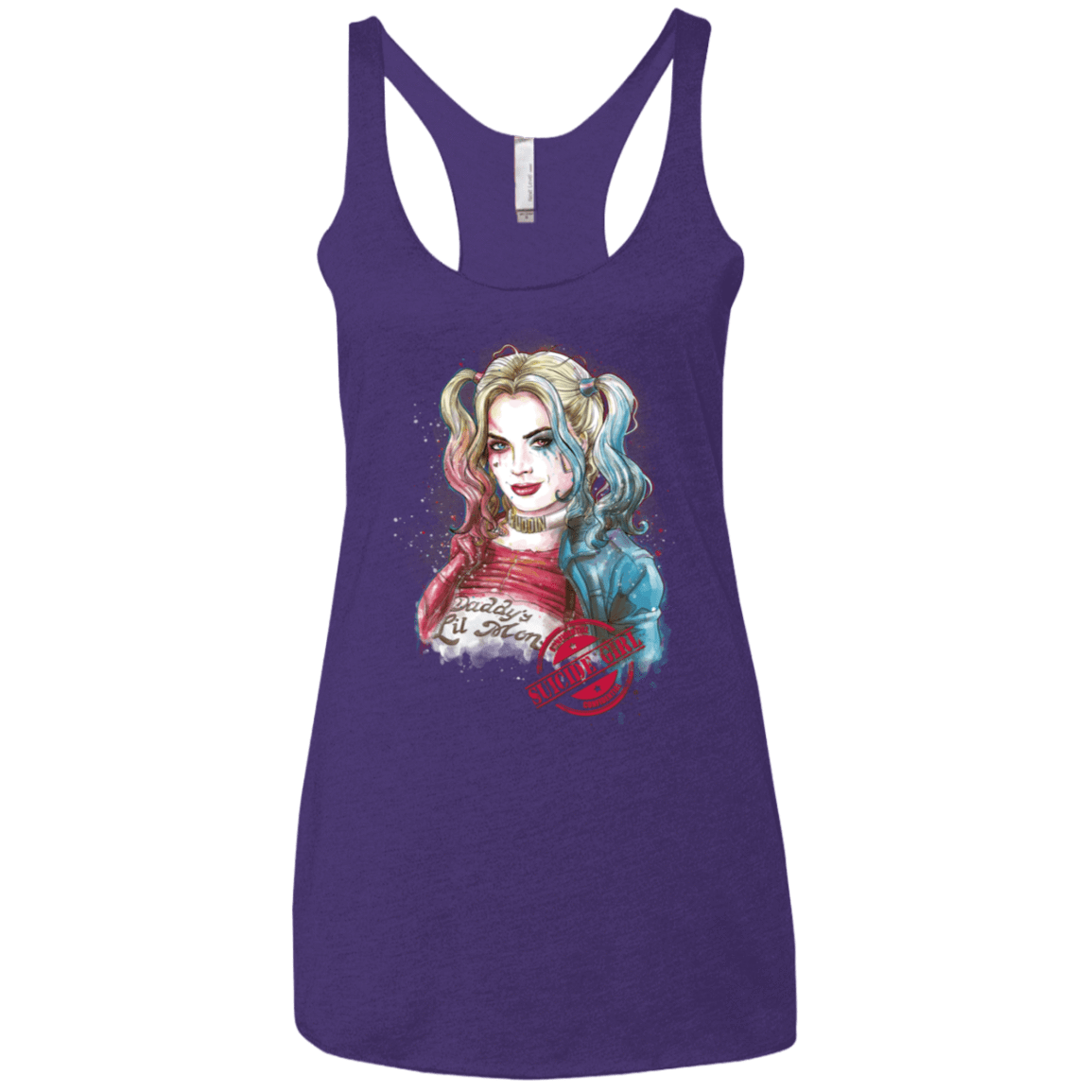 T-Shirts Purple Rush / X-Small Suicide Girl Women's Triblend Racerback Tank