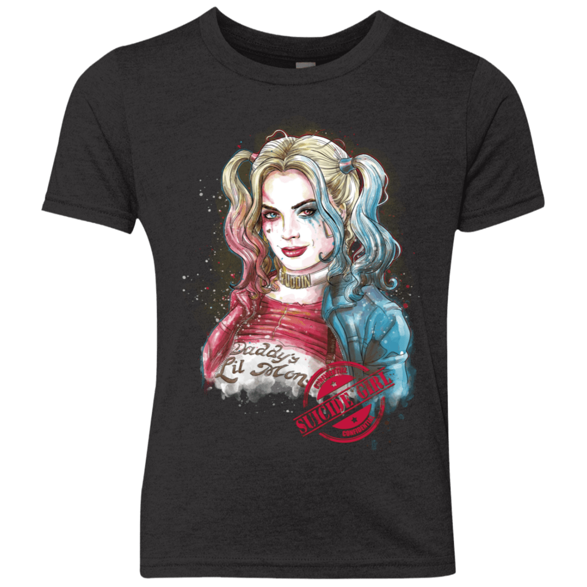T-Shirts Vintage Black / YXS Suicide Girl Youth Triblend T-Shirt