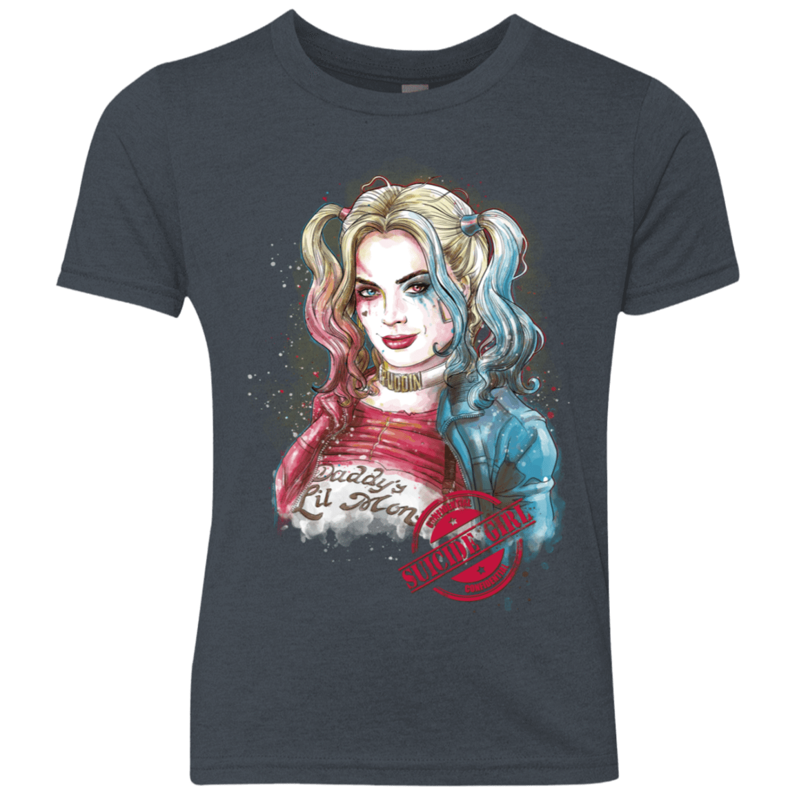 T-Shirts Vintage Navy / YXS Suicide Girl Youth Triblend T-Shirt