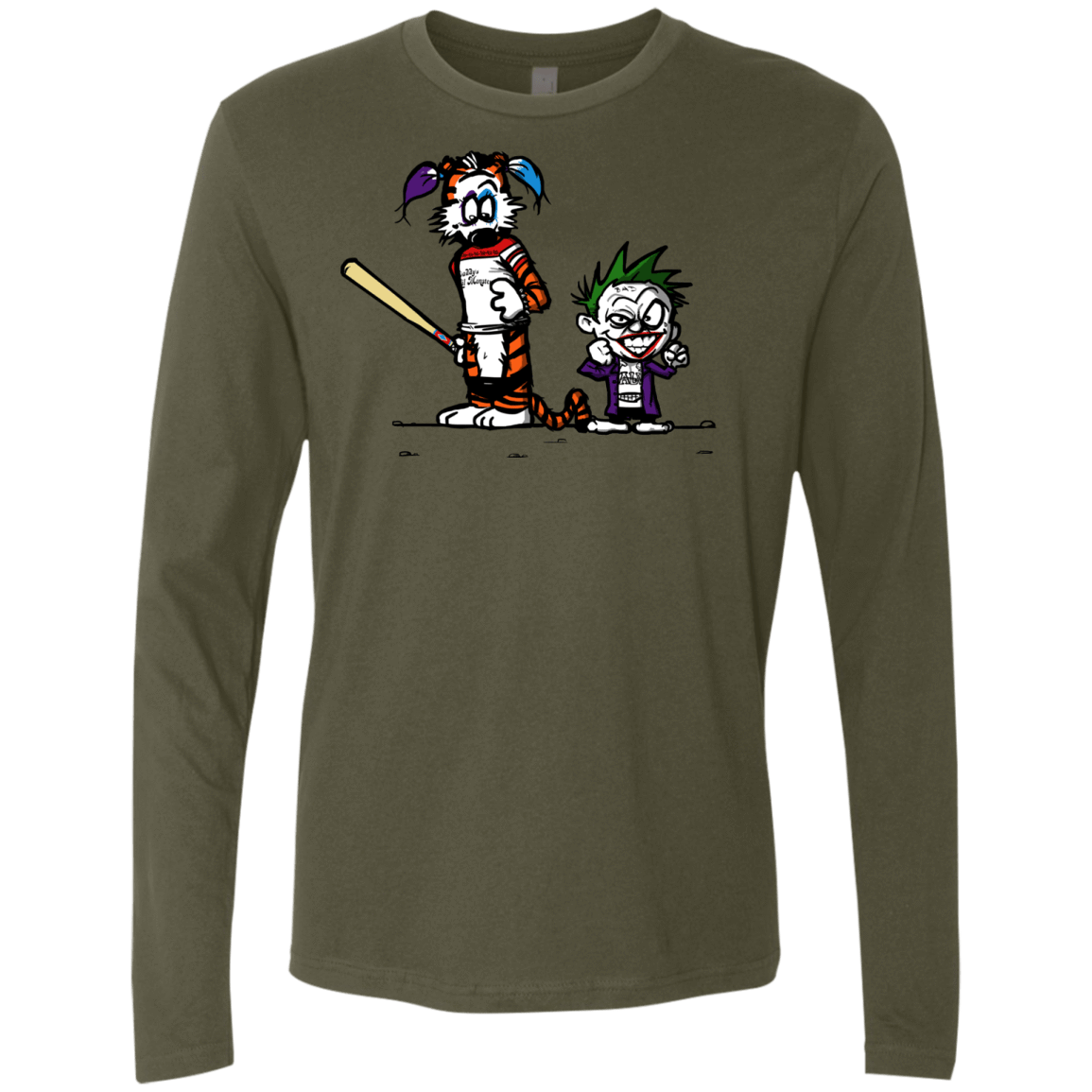 T-Shirts Military Green / Small Suicide Tandem Men's Premium Long Sleeve