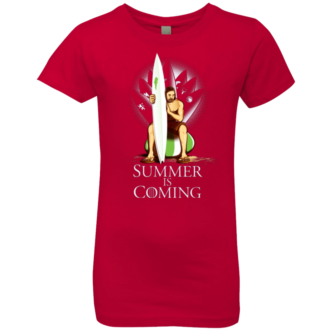 T-Shirts Red / YXS Summer is Coming Girls Premium T-Shirt