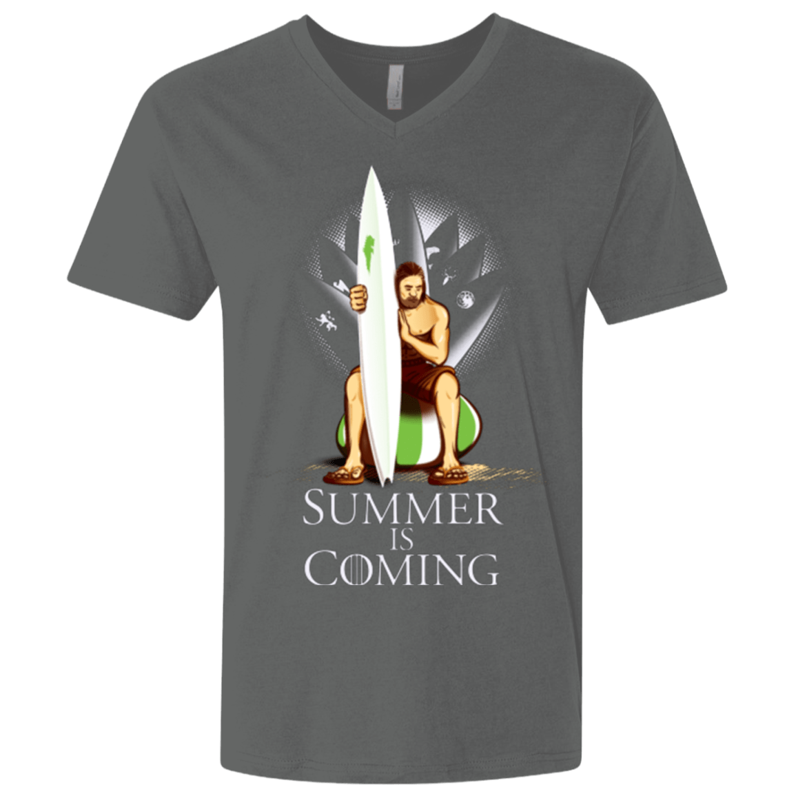 T-Shirts Heavy Metal / X-Small Summer is Coming Men's Premium V-Neck