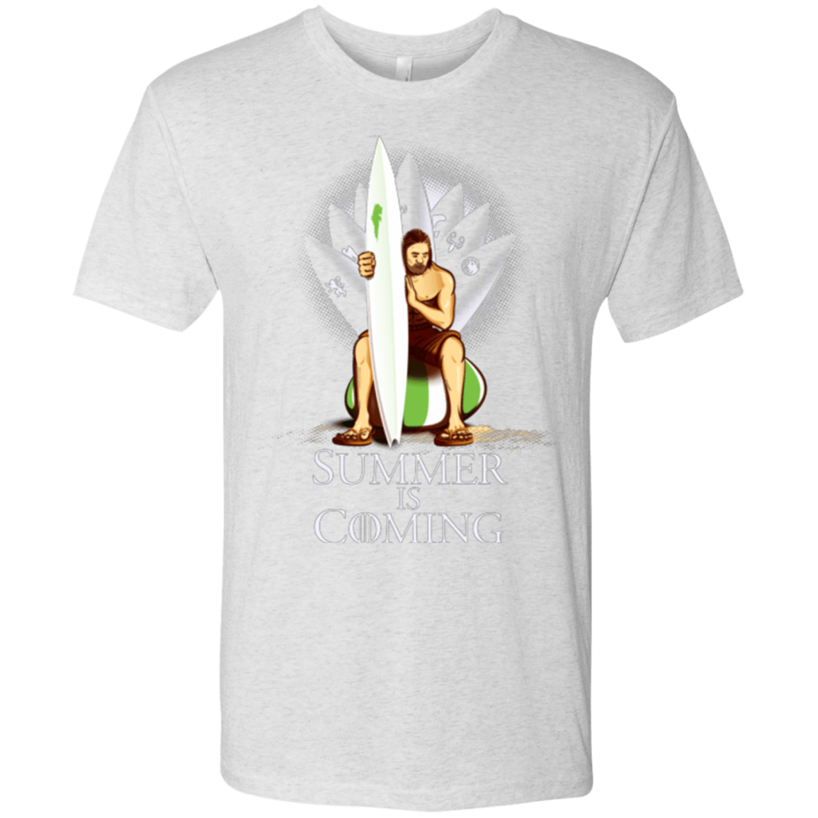 T-Shirts Heather White / Small Summer is Coming Men's Triblend T-Shirt