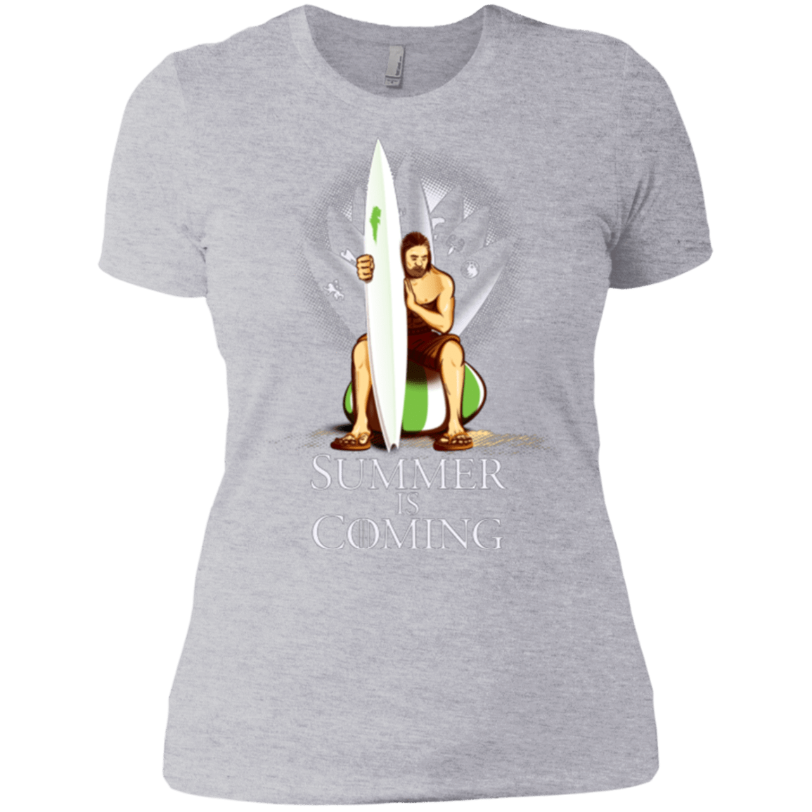 T-Shirts Heather Grey / X-Small Summer is Coming Women's Premium T-Shirt