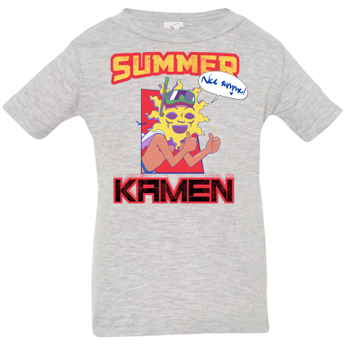 T-Shirts Heather Grey / 6 Months Summer Kamen Infant Premium T-Shirt