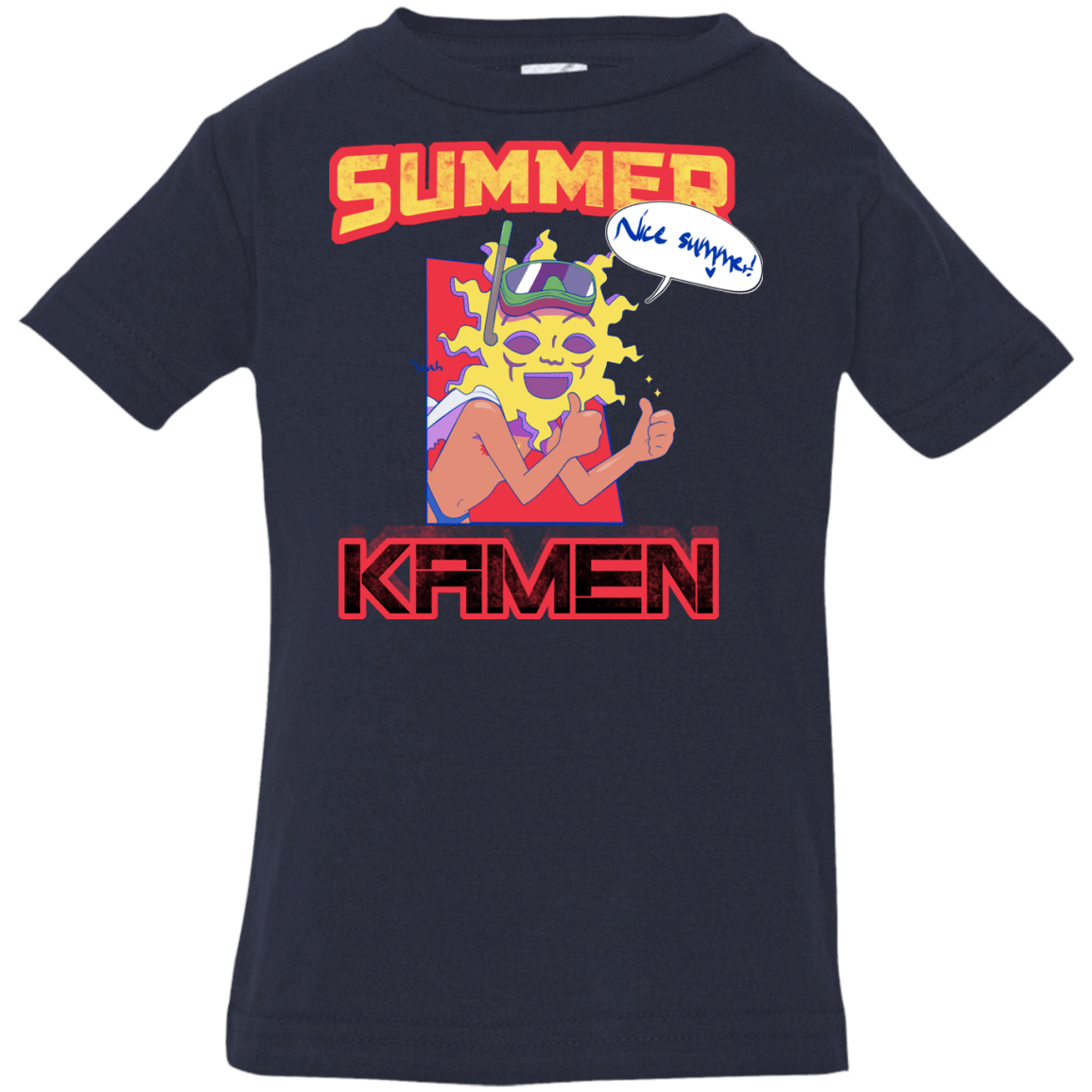 T-Shirts Navy / 6 Months Summer Kamen Infant Premium T-Shirt