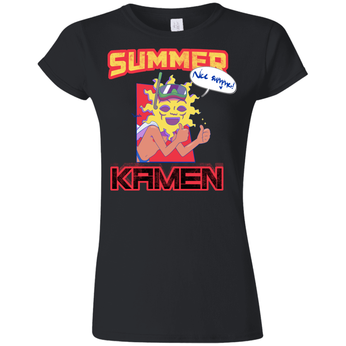 T-Shirts Black / S Summer Kamen Junior Slimmer-Fit T-Shirt