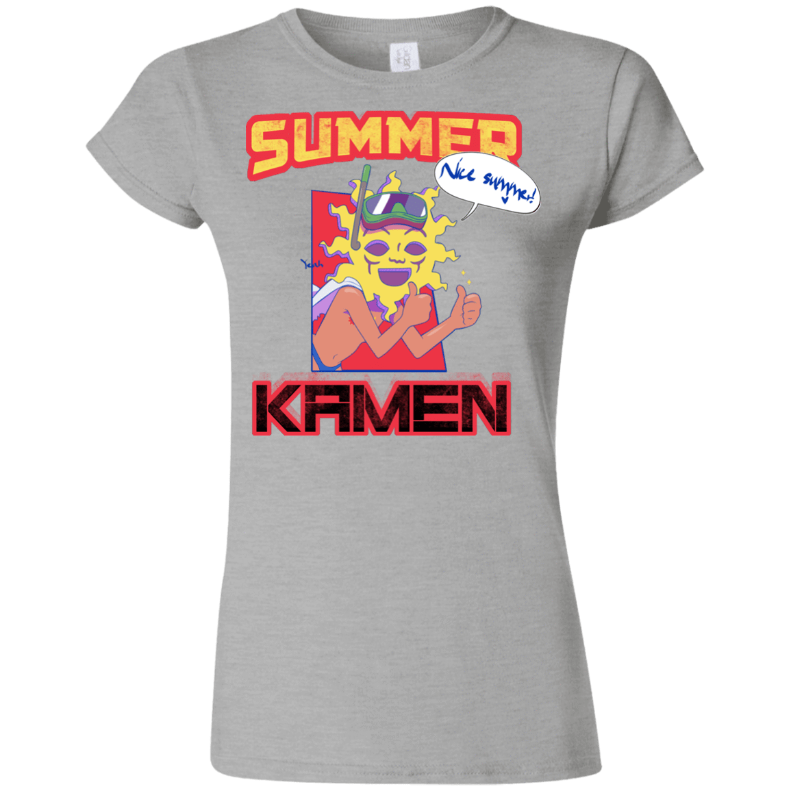 T-Shirts Sport Grey / S Summer Kamen Junior Slimmer-Fit T-Shirt