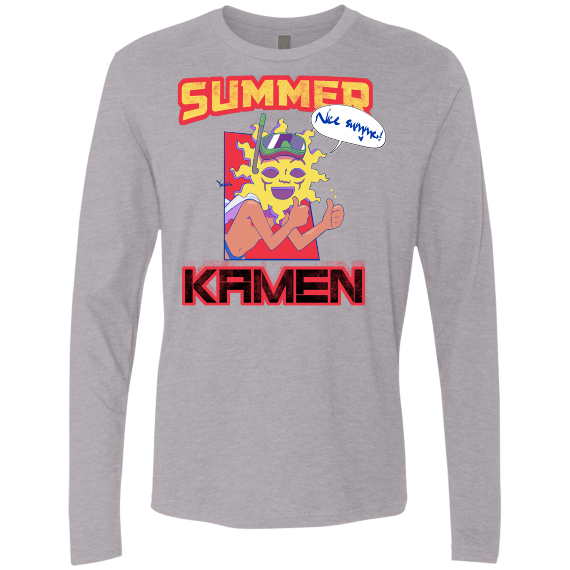 Summer Kamen Men's Premium Long Sleeve