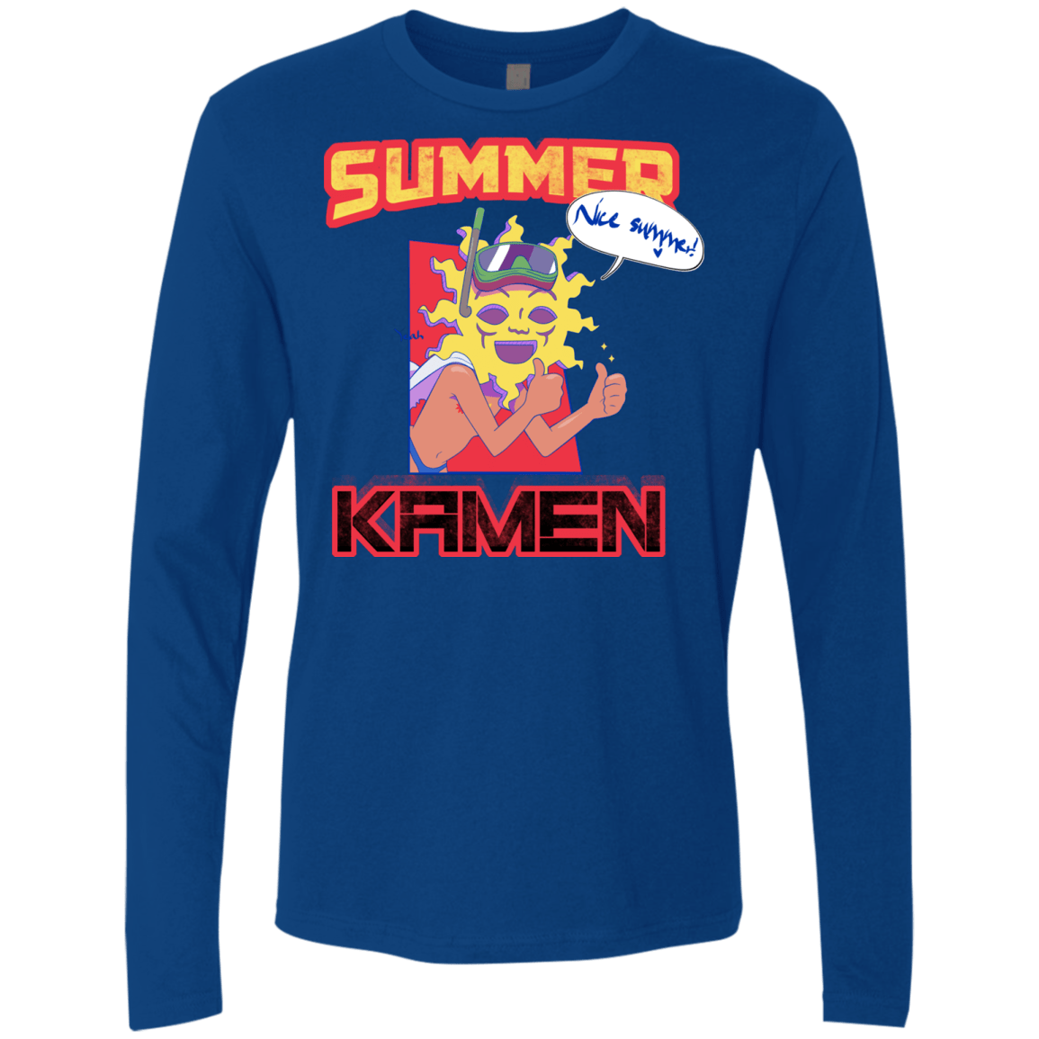 Summer Kamen Men's Premium Long Sleeve