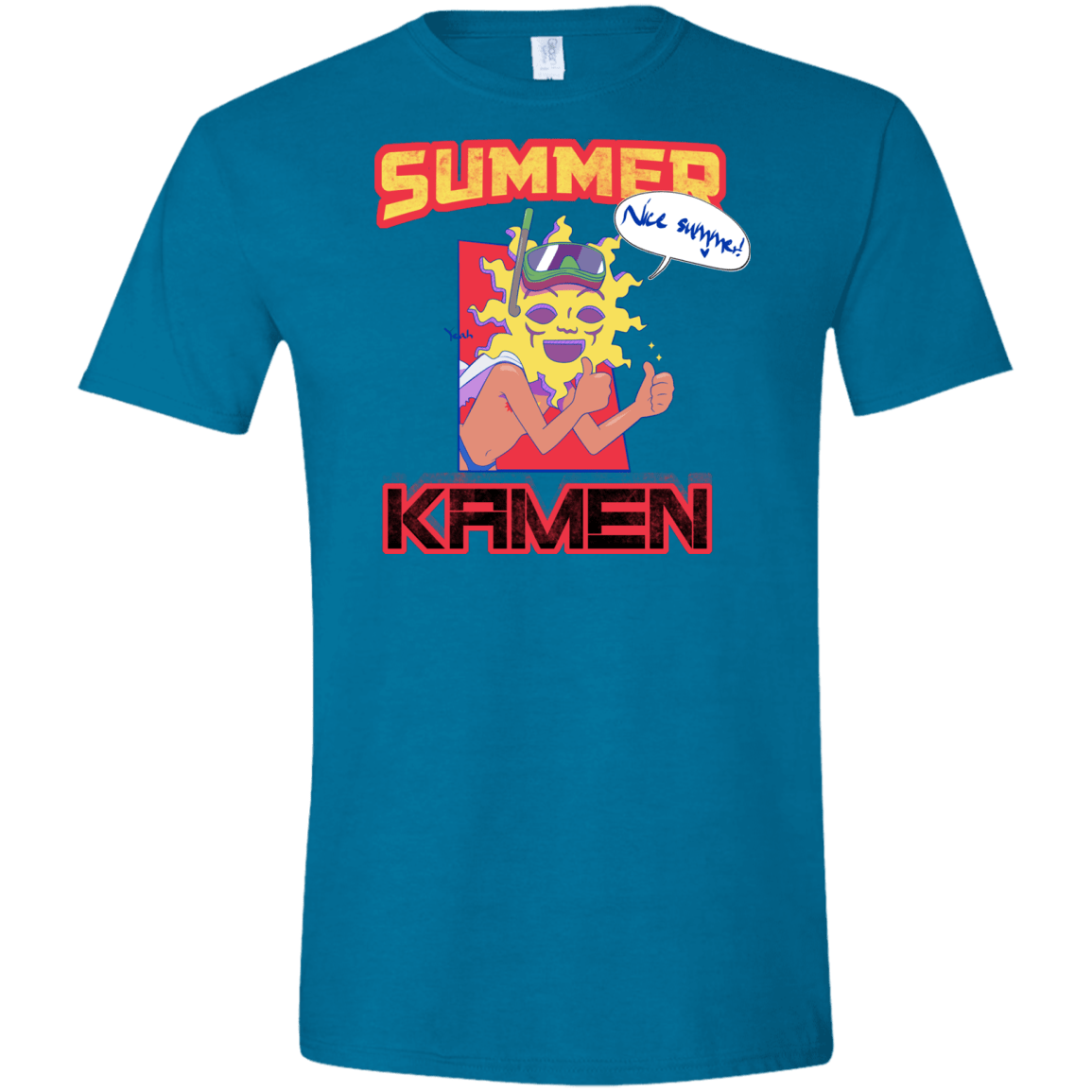 Summer Kamen Men's Semi-Fitted Softstyle