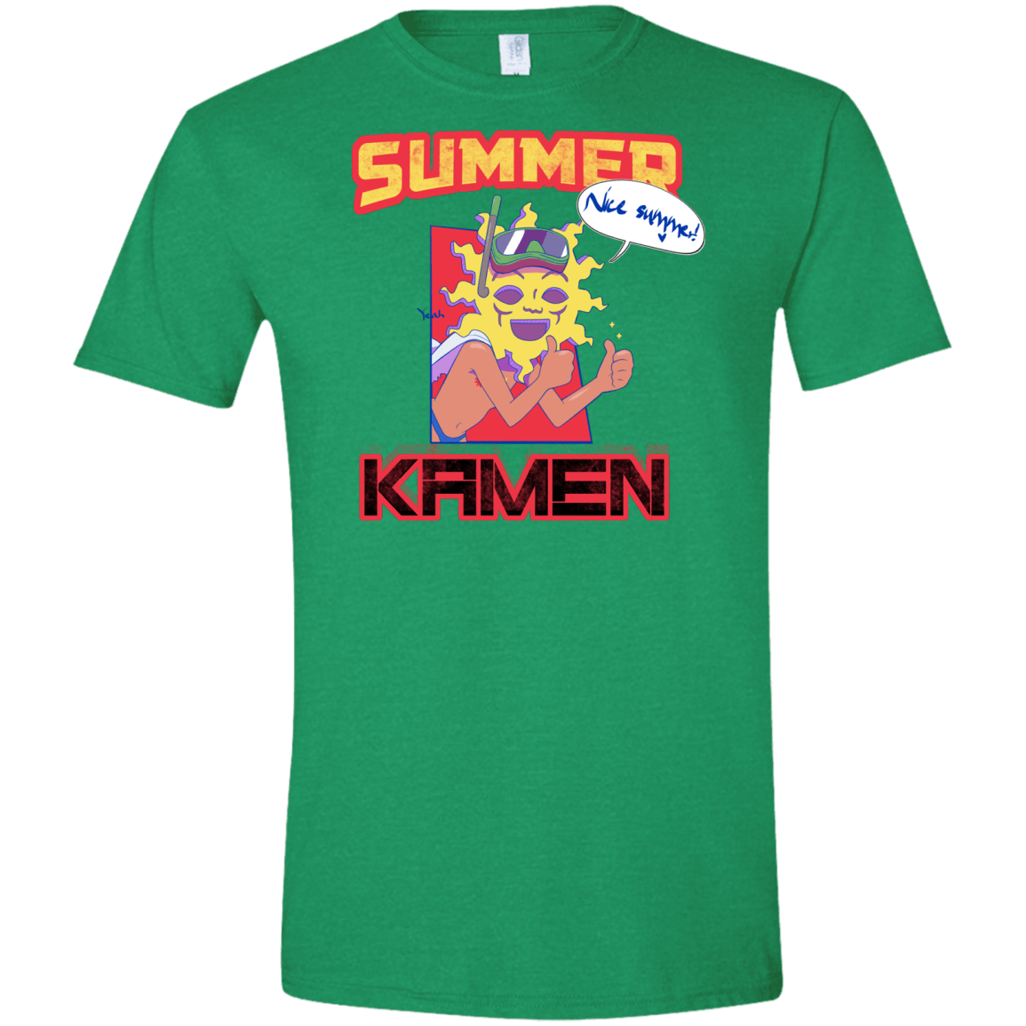 Summer Kamen Men's Semi-Fitted Softstyle