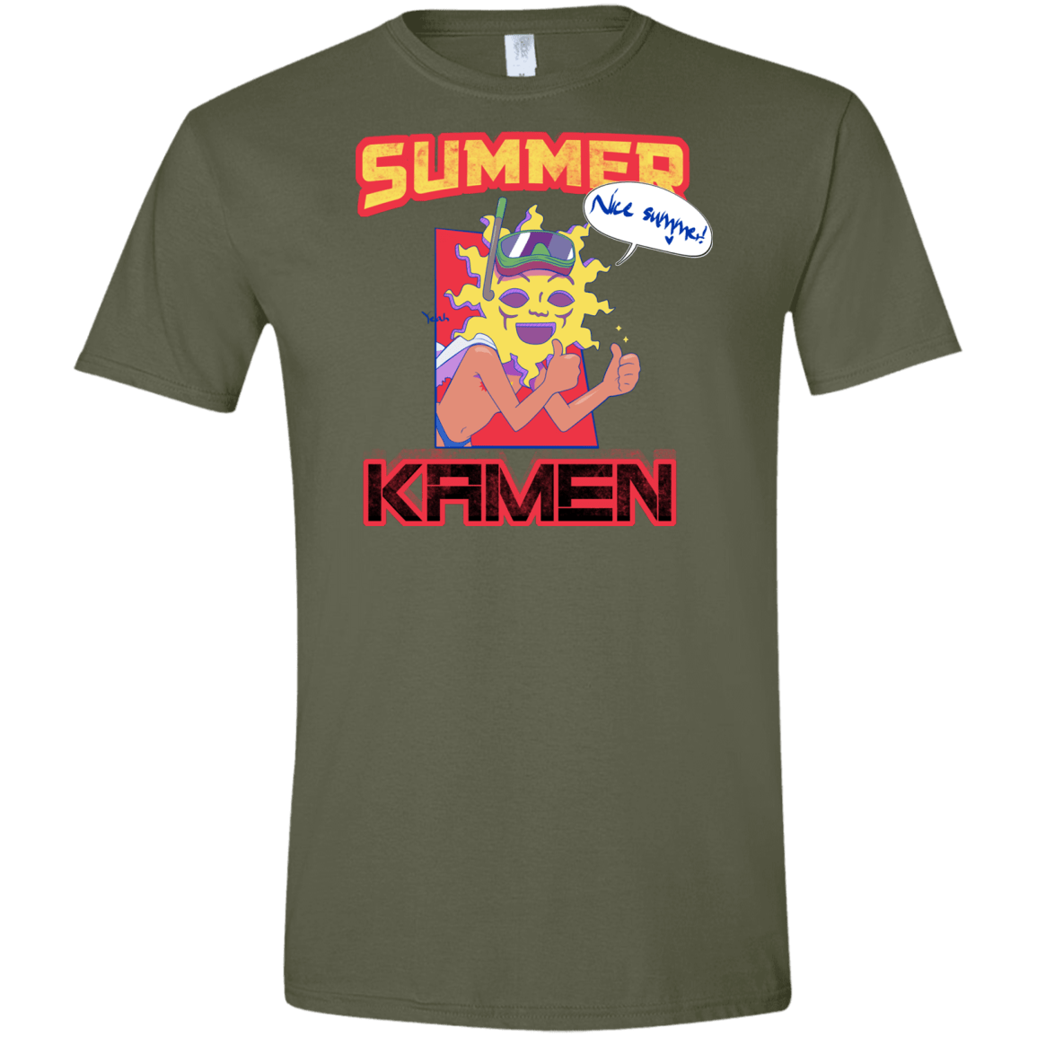 Summer Kamen Men's Semi-Fitted Softstyle