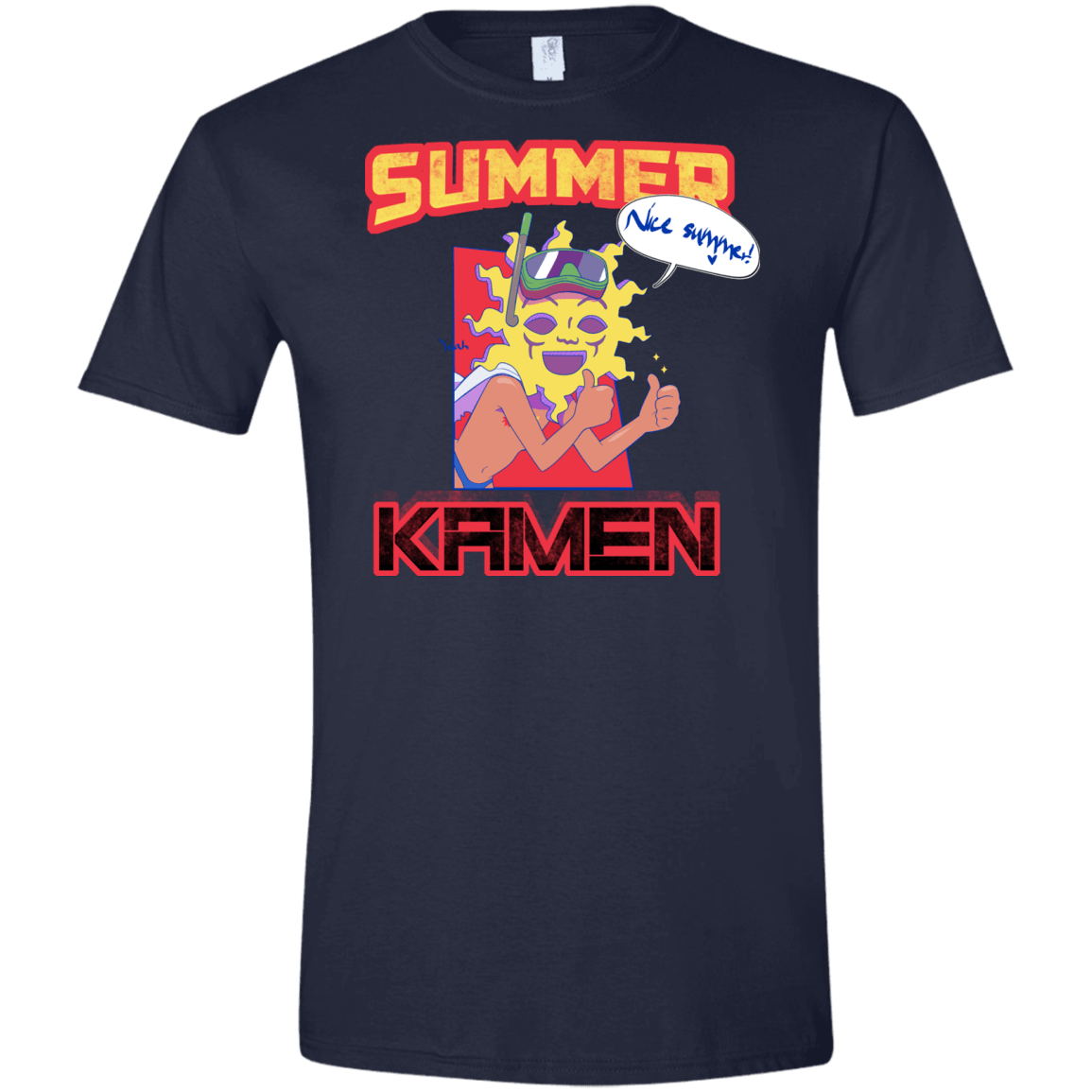 Summer Kamen Men's Semi-Fitted Softstyle