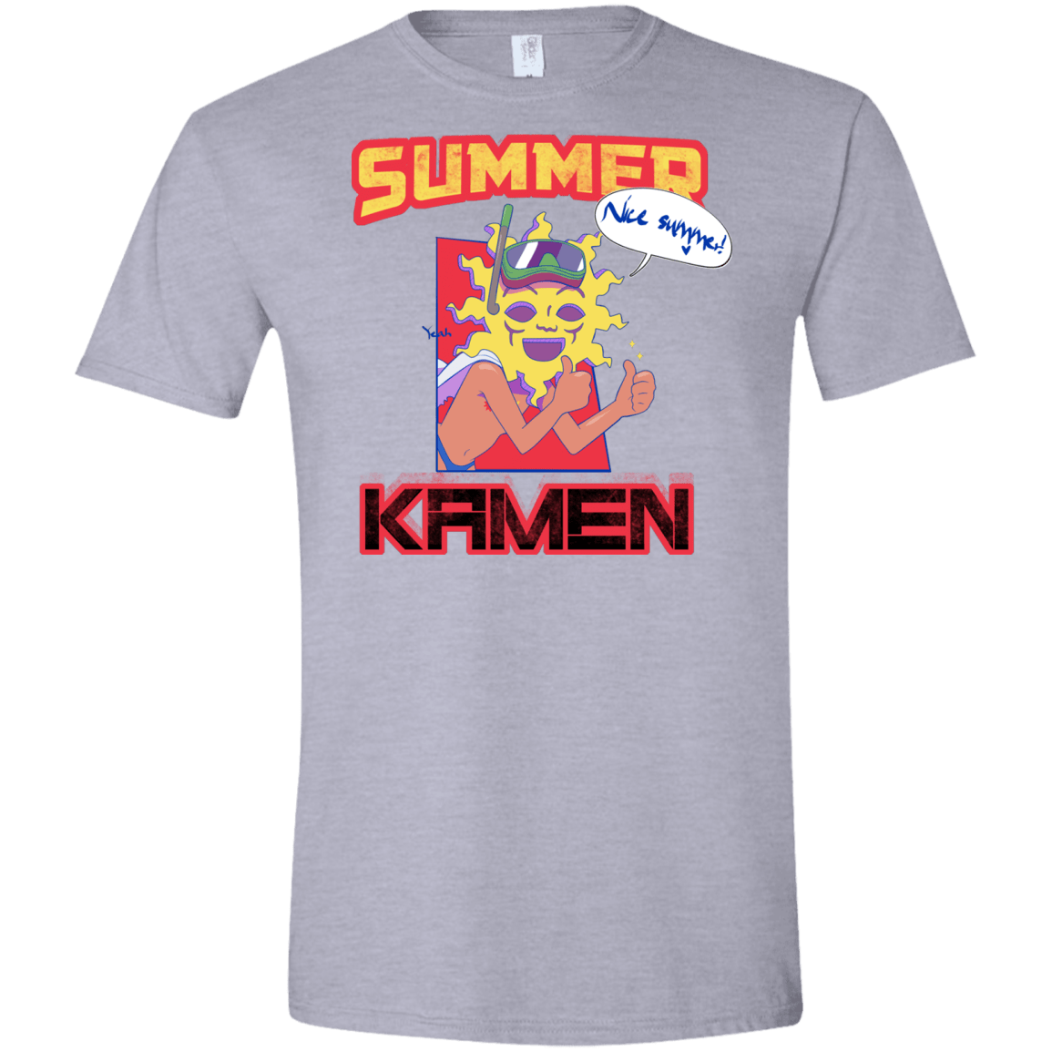 Summer Kamen Men's Semi-Fitted Softstyle