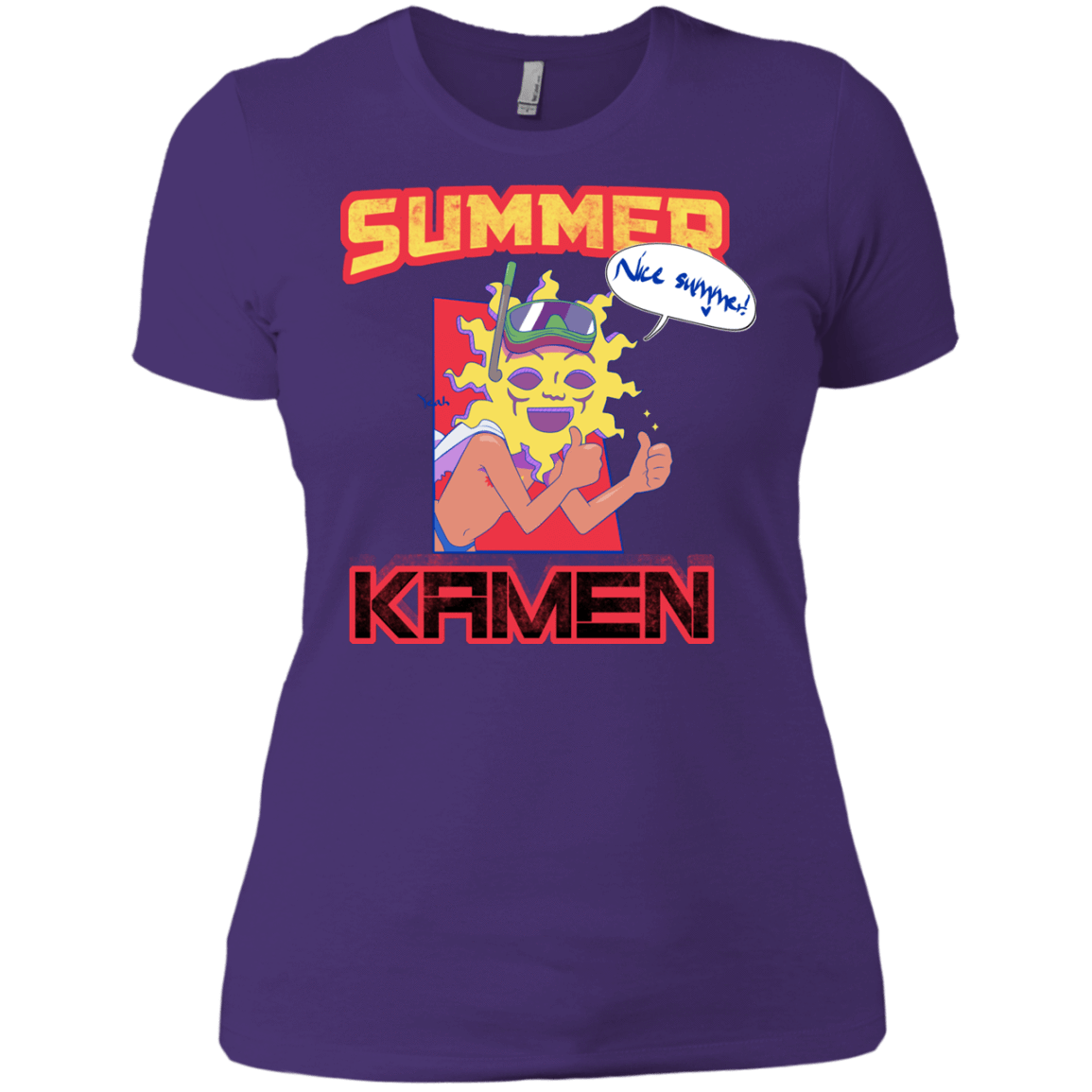 T-Shirts Purple Rush/ / X-Small Summer Kamen Women's Premium T-Shirt