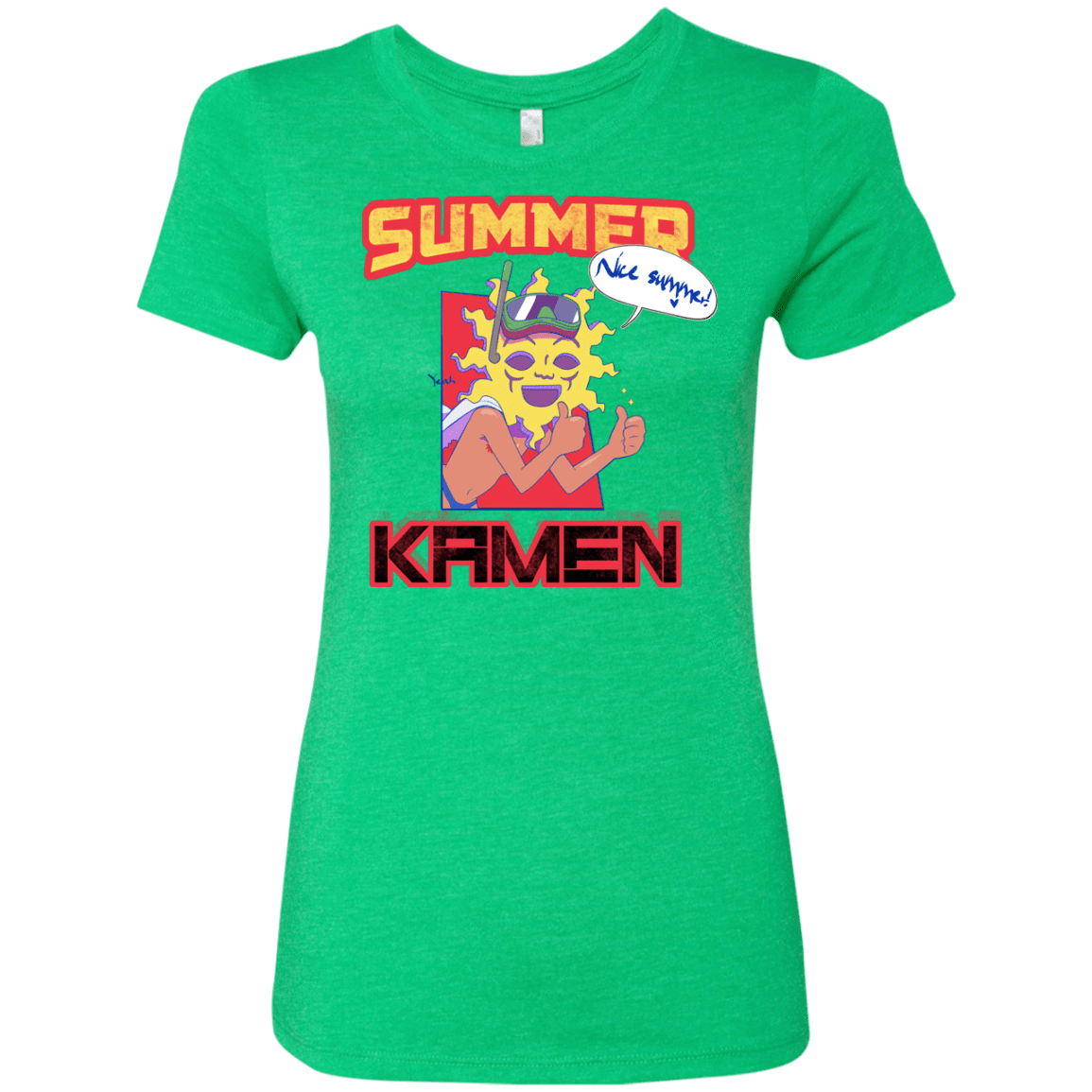T-Shirts Envy / S Summer Kamen Women's Triblend T-Shirt