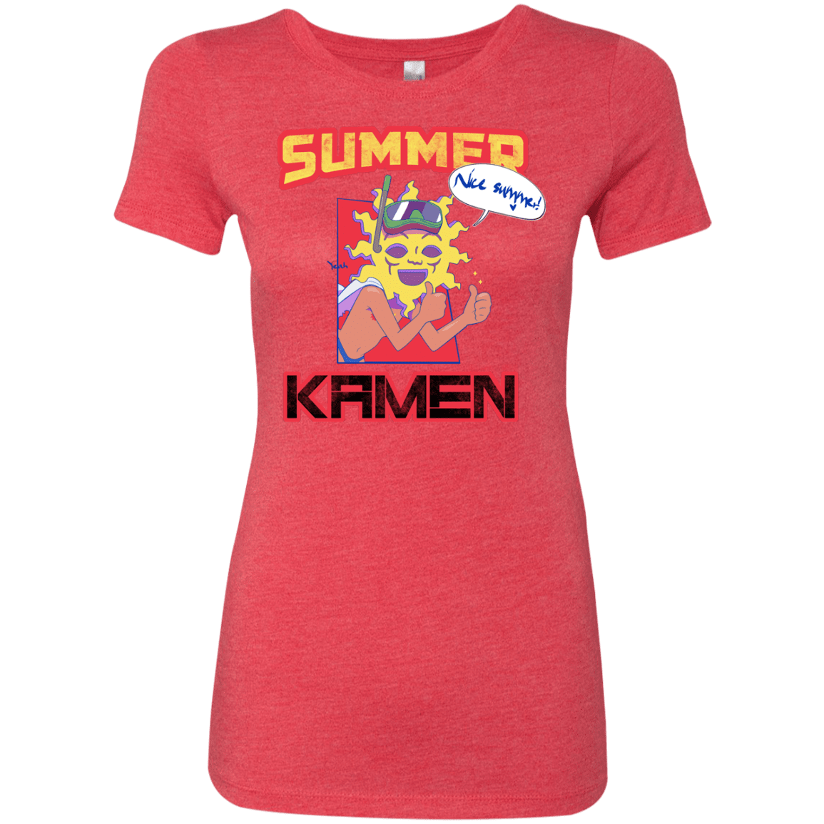 T-Shirts Vintage Red / S Summer Kamen Women's Triblend T-Shirt