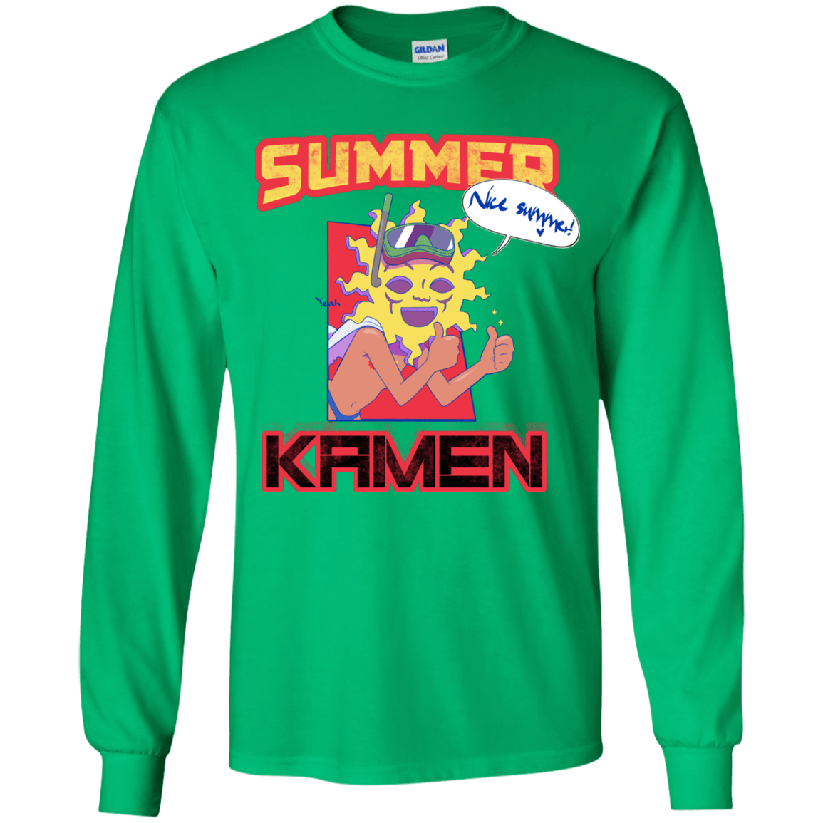 Summer Kamen Youth Long Sleeve T-Shirt