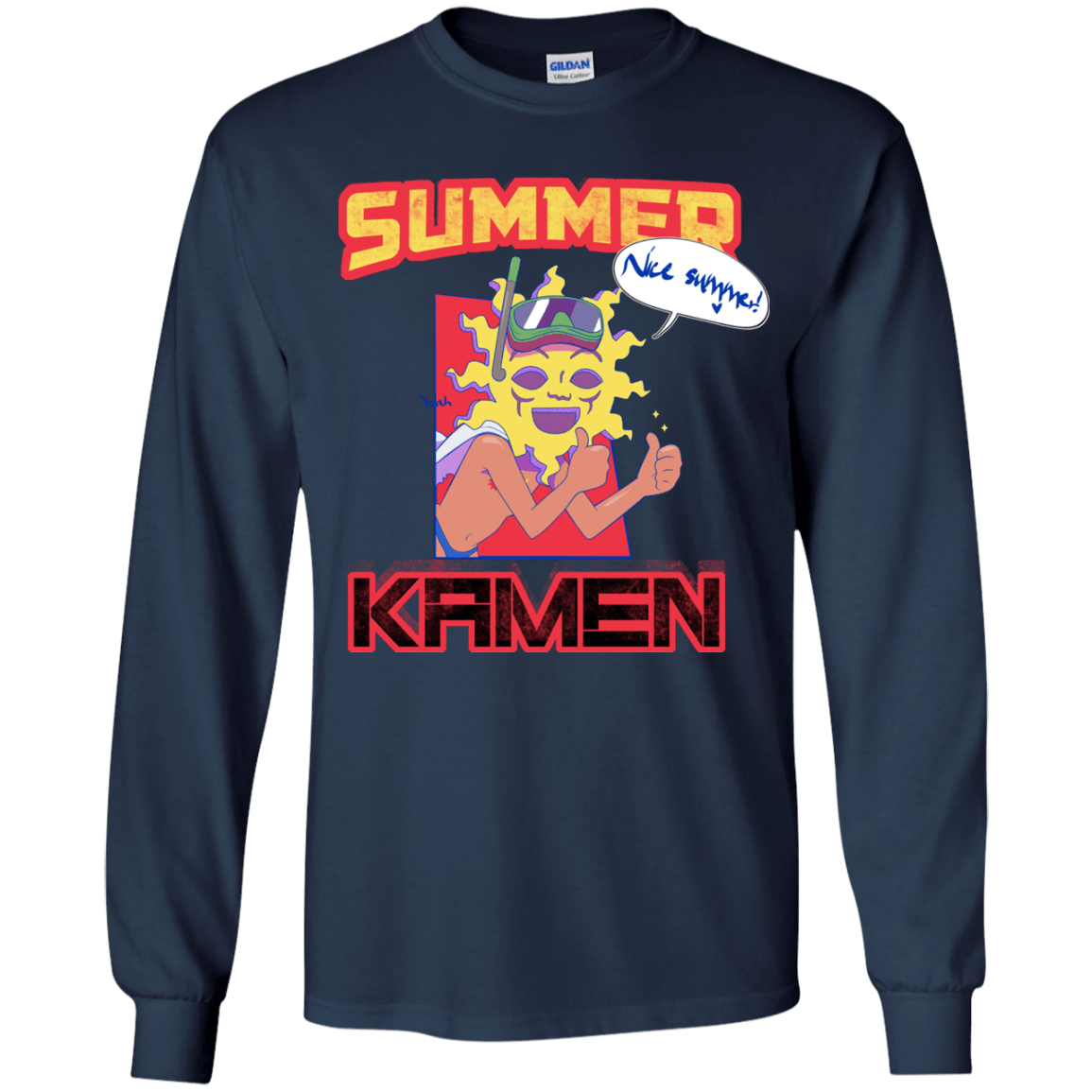 Summer Kamen Youth Long Sleeve T-Shirt
