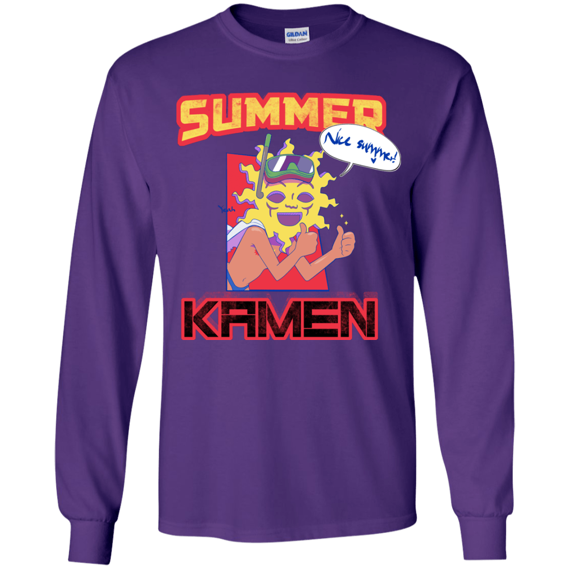 Summer Kamen Youth Long Sleeve T-Shirt