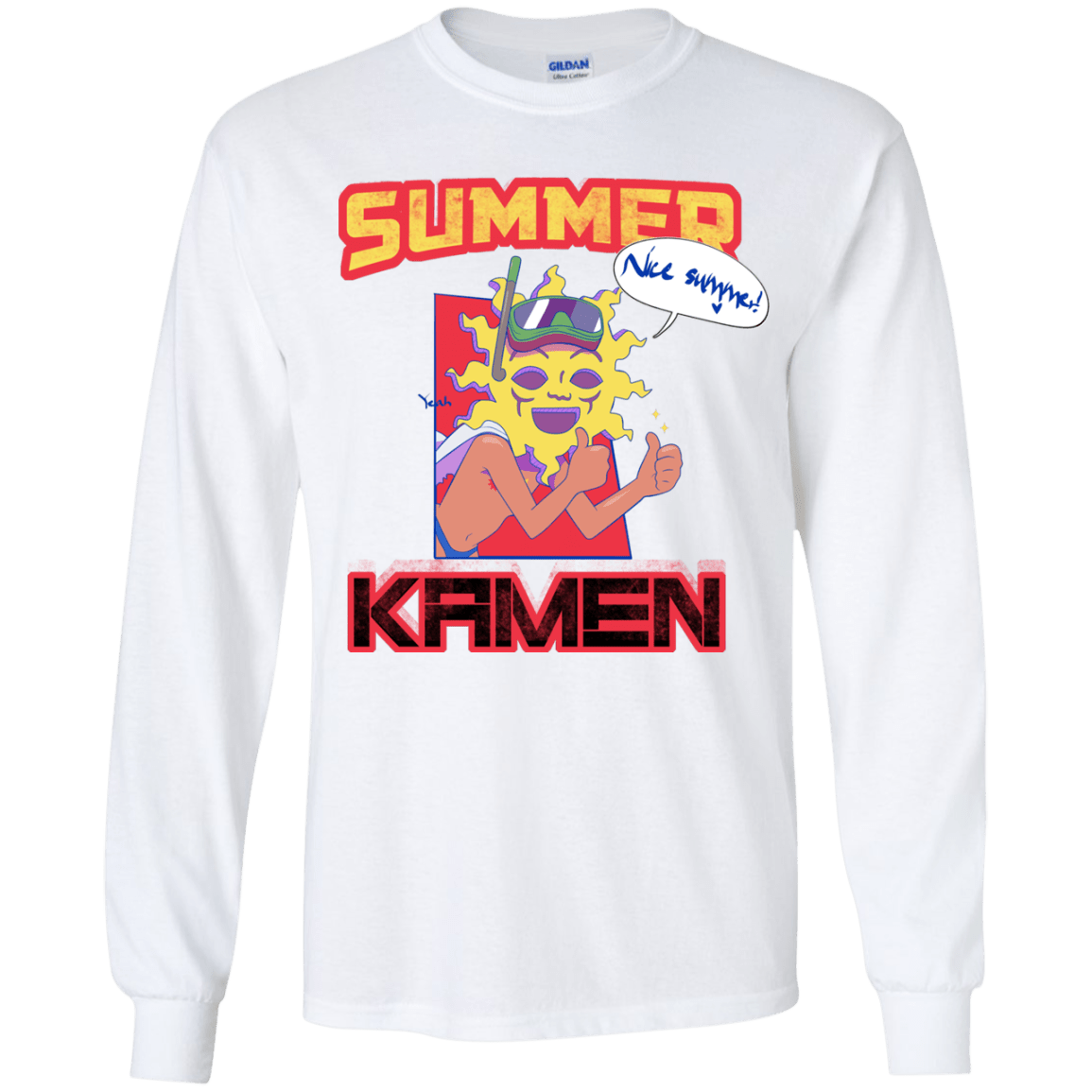 Summer Kamen Youth Long Sleeve T-Shirt