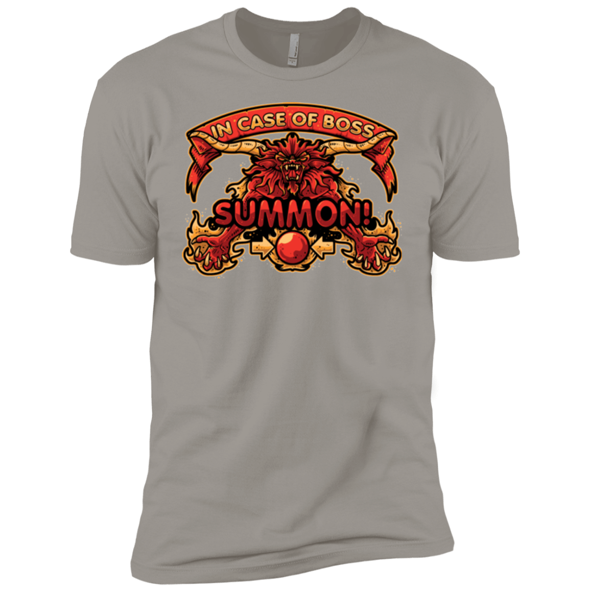T-Shirts Light Grey / YXS SUMMON Boys Premium T-Shirt