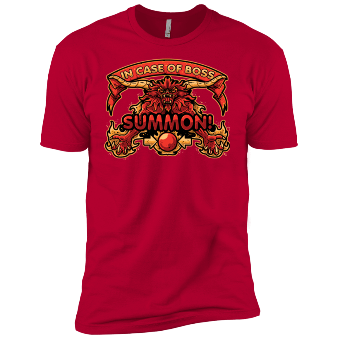 T-Shirts Red / YXS SUMMON Boys Premium T-Shirt