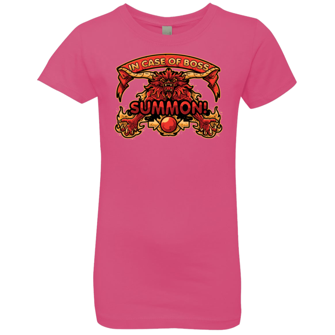 T-Shirts Hot Pink / YXS SUMMON Girls Premium T-Shirt