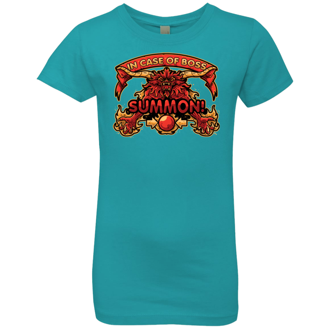 T-Shirts Tahiti Blue / YXS SUMMON Girls Premium T-Shirt