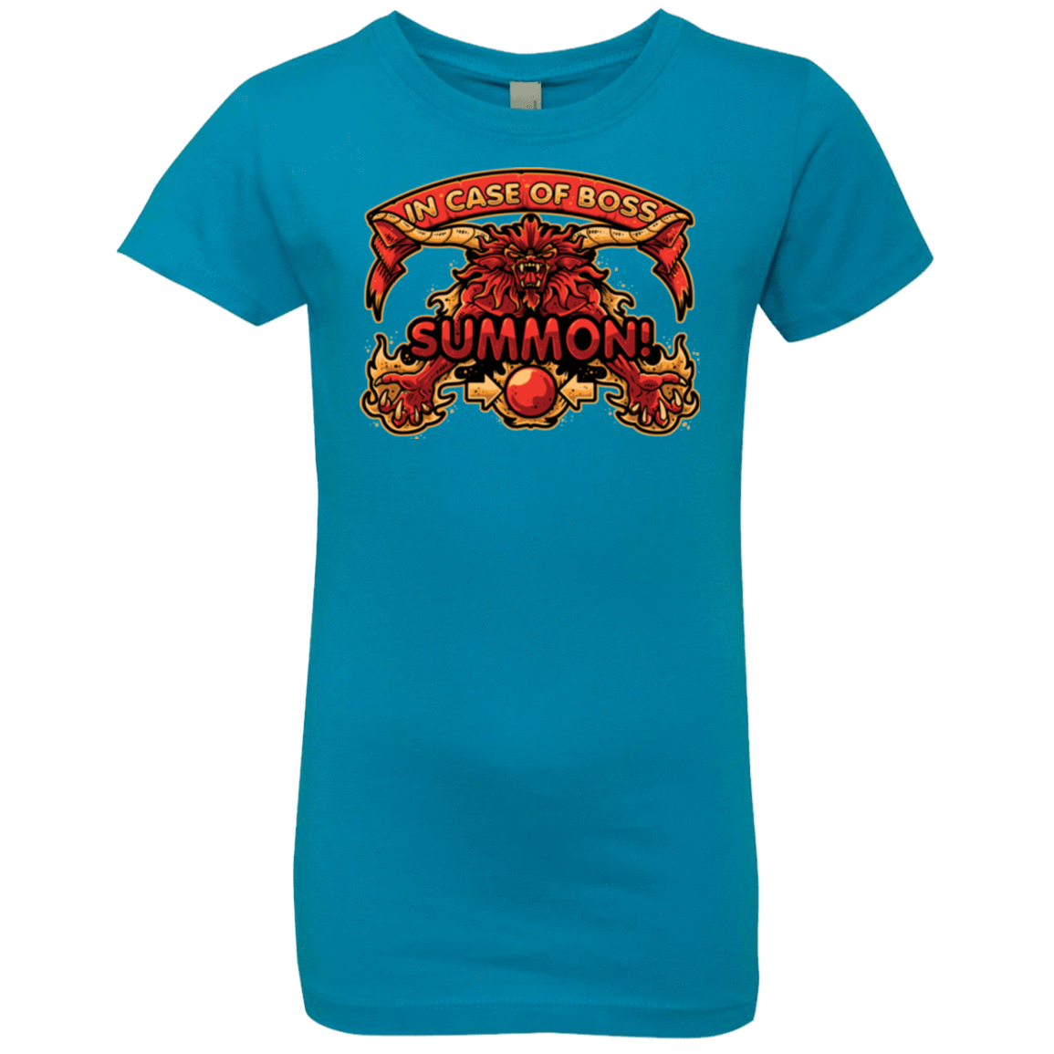 T-Shirts Turquoise / YXS SUMMON Girls Premium T-Shirt