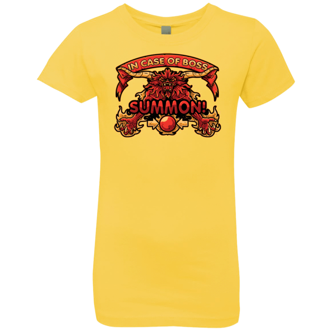 T-Shirts Vibrant Yellow / YXS SUMMON Girls Premium T-Shirt