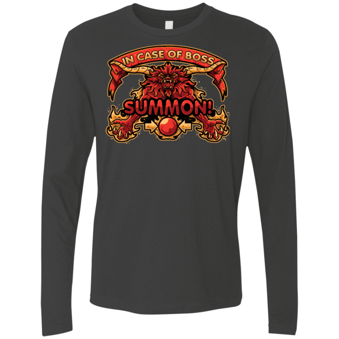 T-Shirts Heavy Metal / Small SUMMON Men's Premium Long Sleeve