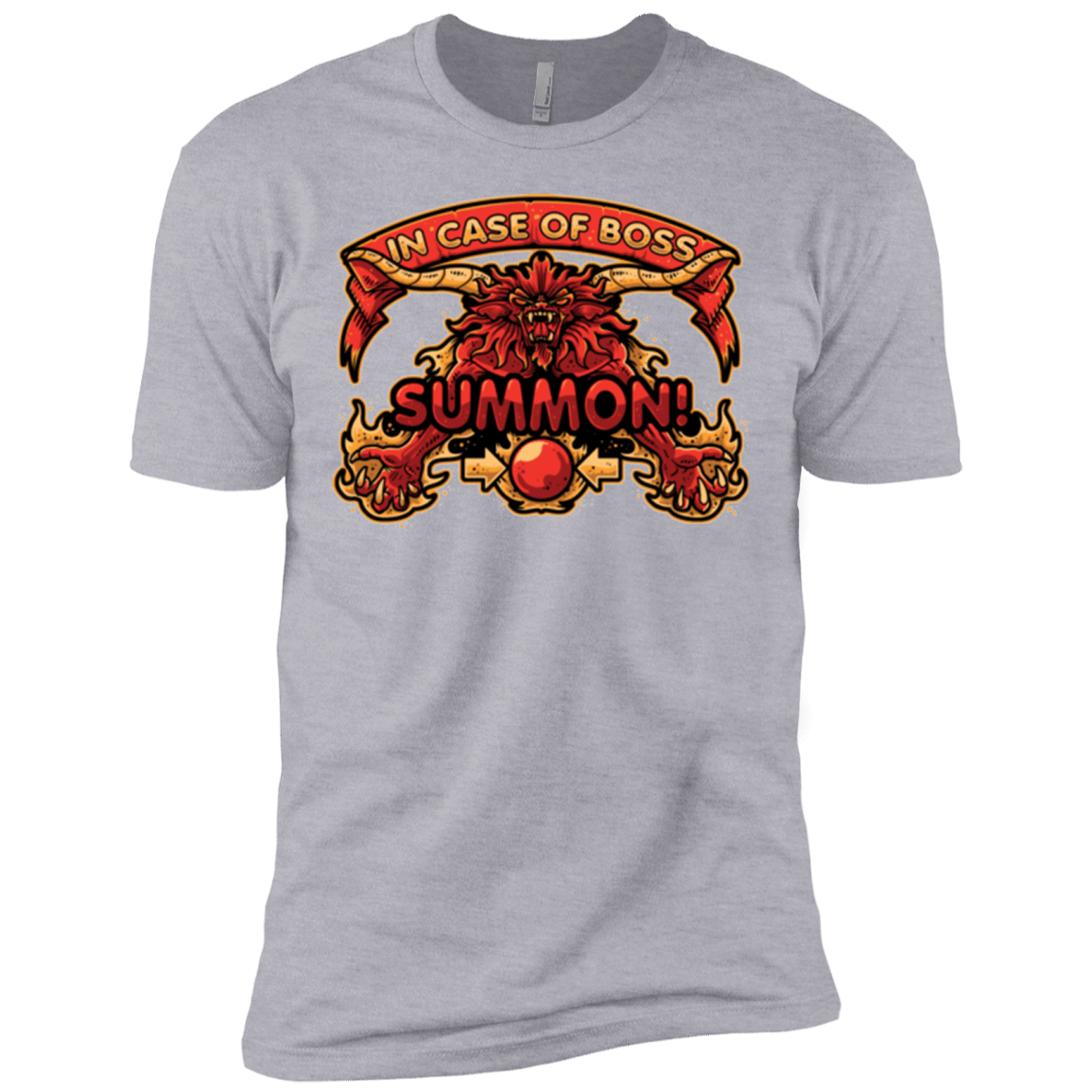 T-Shirts Heather Grey / X-Small SUMMON Men's Premium T-Shirt