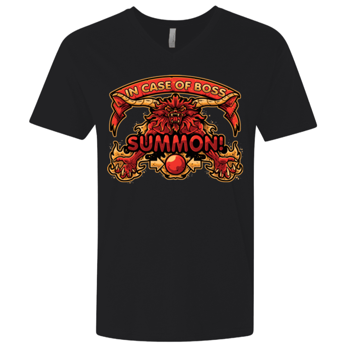 T-Shirts Black / X-Small SUMMON Men's Premium V-Neck