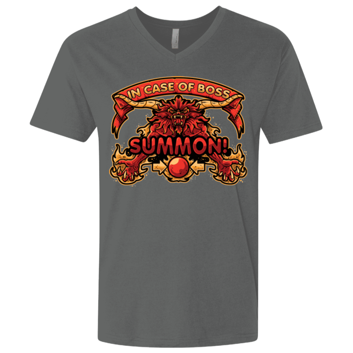 T-Shirts Heavy Metal / X-Small SUMMON Men's Premium V-Neck