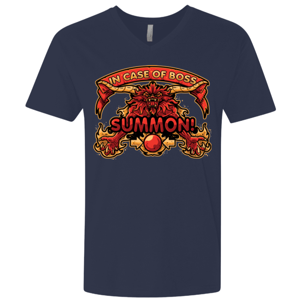T-Shirts Midnight Navy / X-Small SUMMON Men's Premium V-Neck