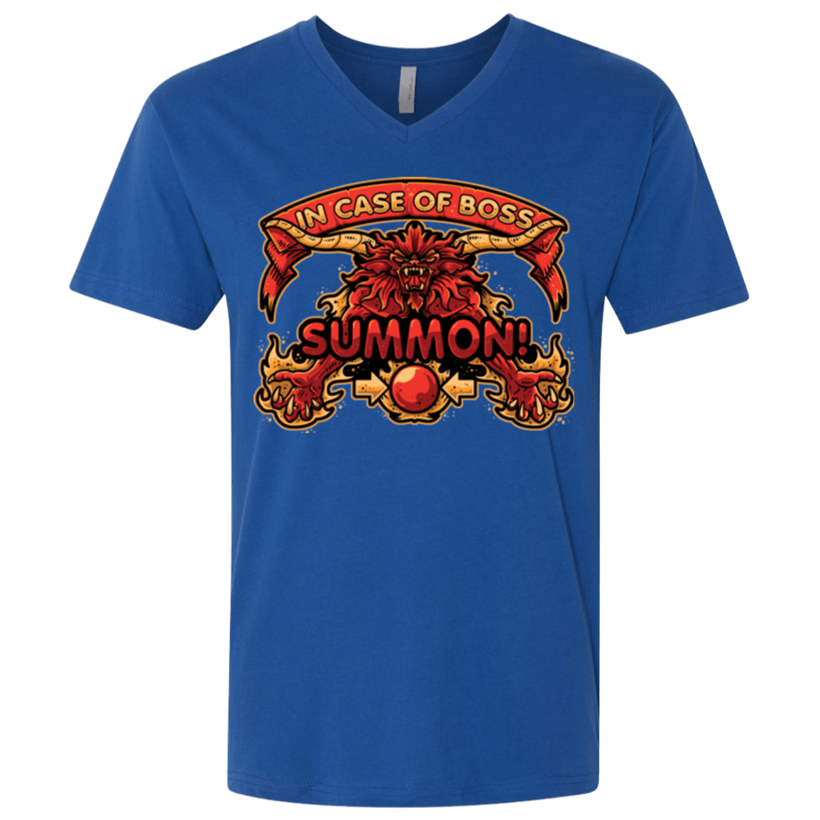 T-Shirts Royal / X-Small SUMMON Men's Premium V-Neck
