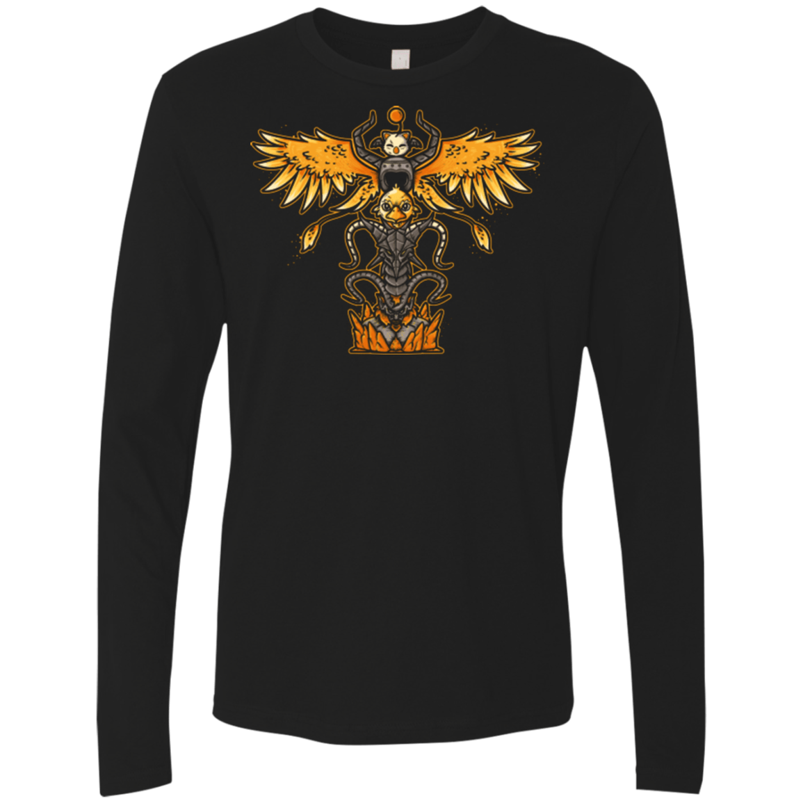 T-Shirts Black / Small SUMMON TOTEM Men's Premium Long Sleeve