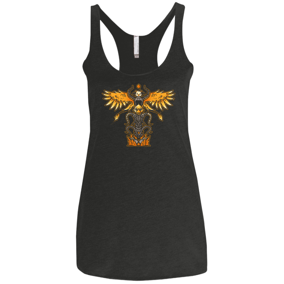 T-Shirts Vintage Black / X-Small SUMMON TOTEM Women's Triblend Racerback Tank