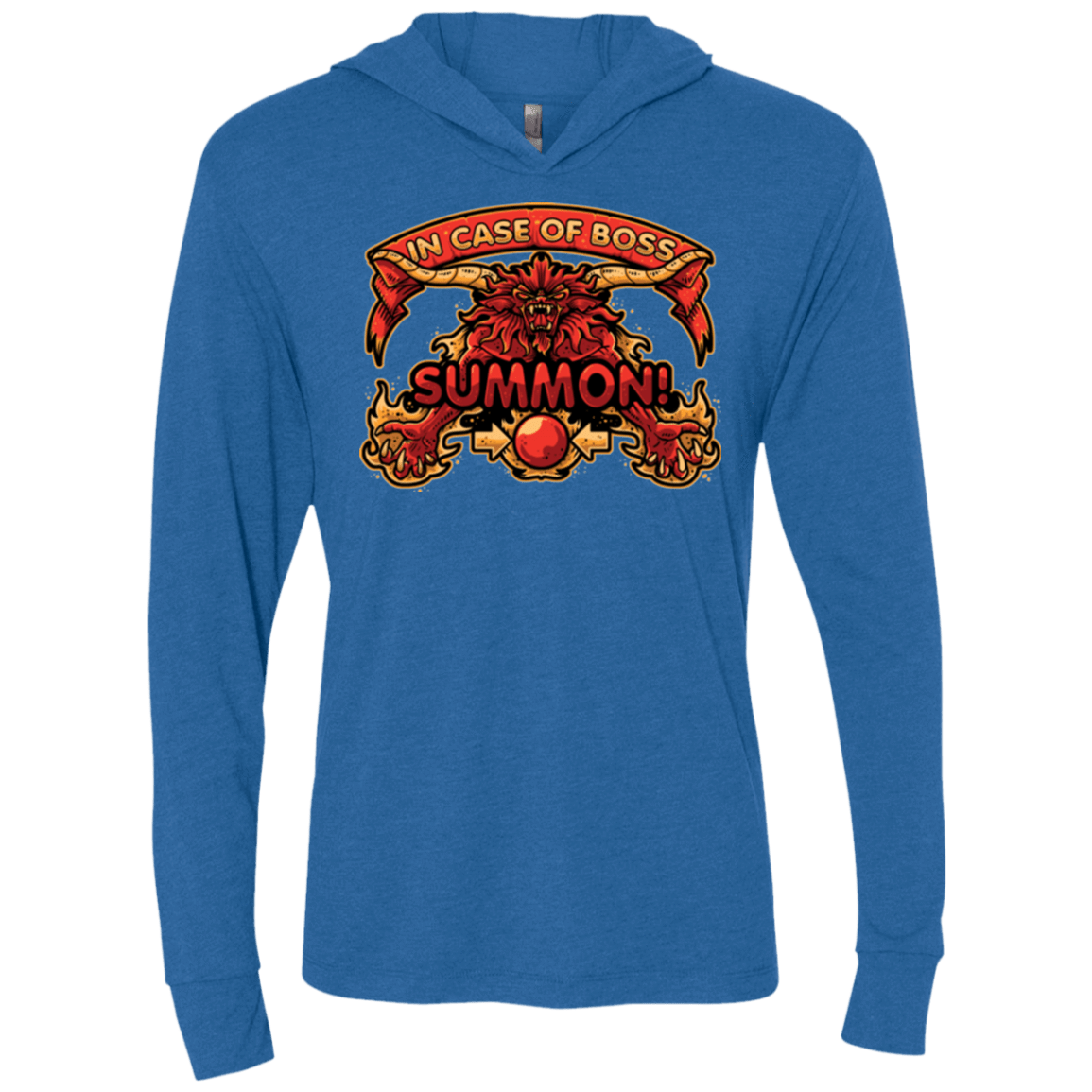 T-Shirts Vintage Royal / X-Small SUMMON Triblend Long Sleeve Hoodie Tee