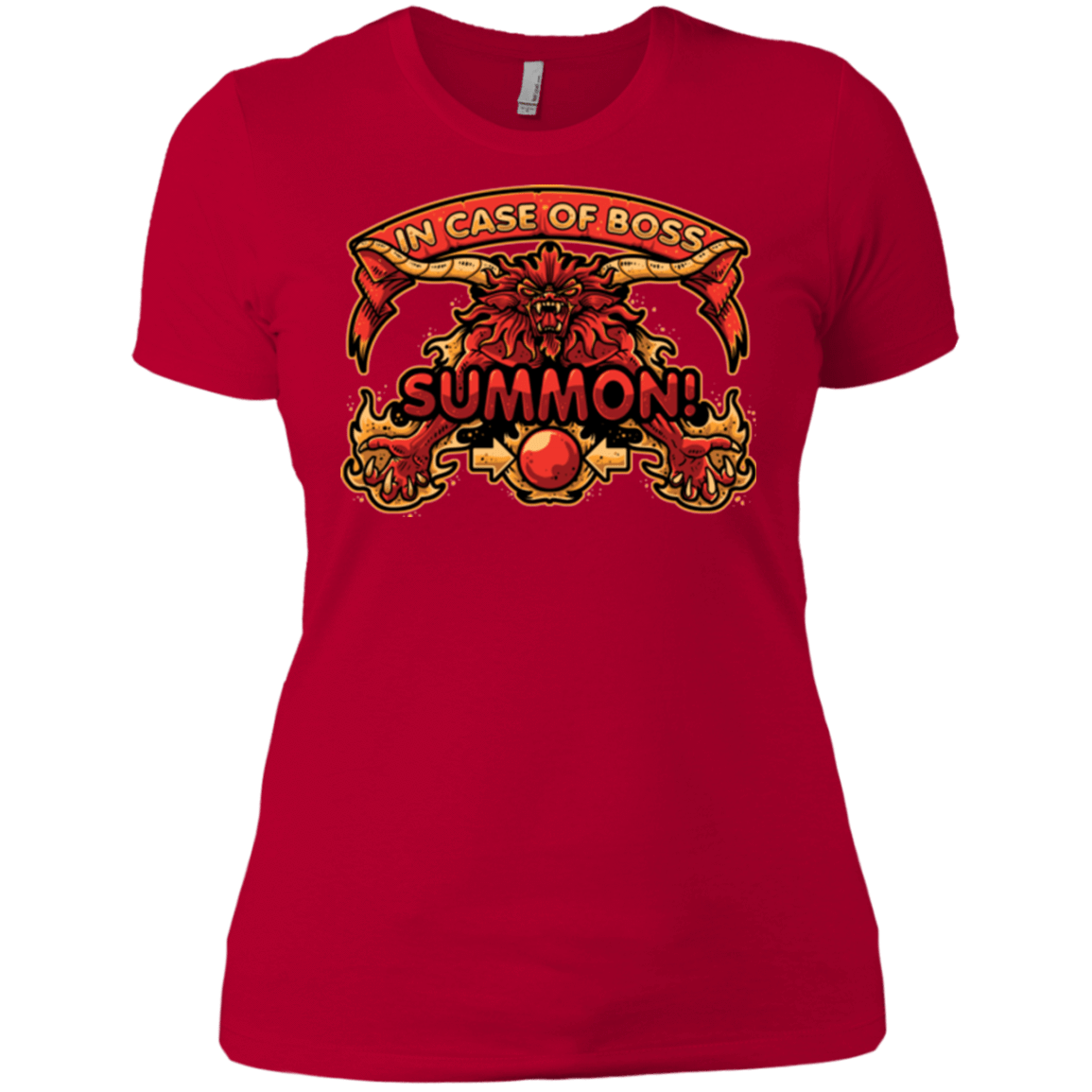 T-Shirts Red / X-Small SUMMON Women's Premium T-Shirt