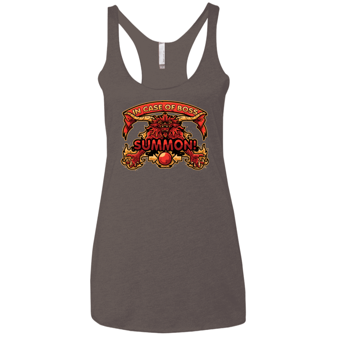 T-Shirts Macchiato / X-Small SUMMON Women's Triblend Racerback Tank