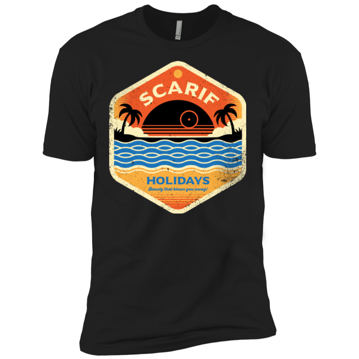 T-Shirts Black / X-Small Sun Sea & Space Stations Men's Premium T-Shirt