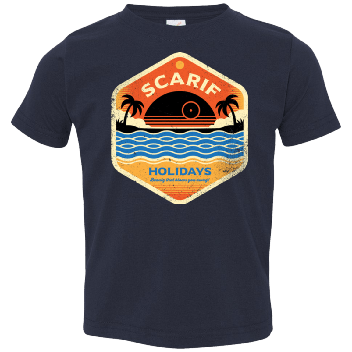 T-Shirts Navy / 2T Sun Sea & Space Stations Toddler Premium T-Shirt