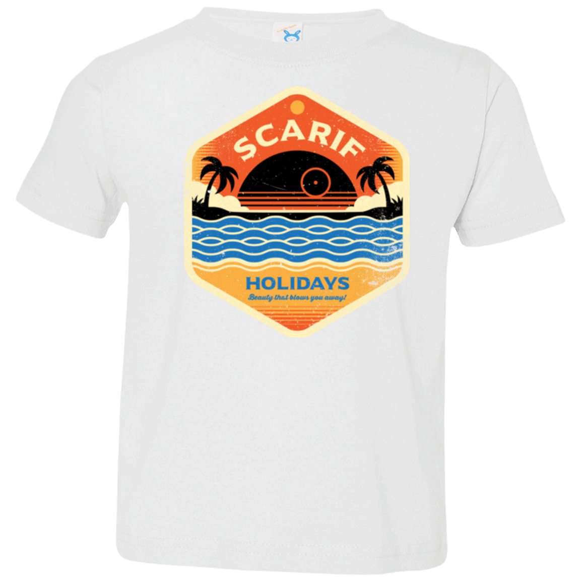 T-Shirts White / 2T Sun Sea & Space Stations Toddler Premium T-Shirt